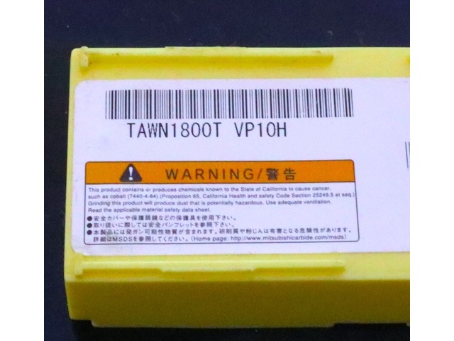 MITSUBISHI MATERIALS TAWN1800T VP10H 未使用 Insert Chip Image 2