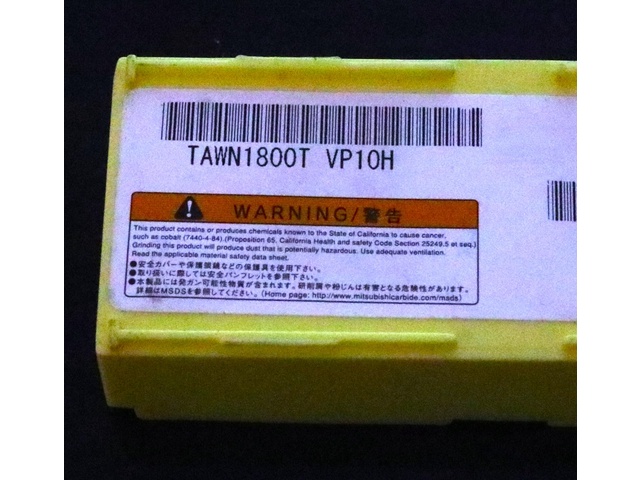 MITSUBISHI MATERIALS TAWN1800T VP10H 未使用 Insert Chip Image 2