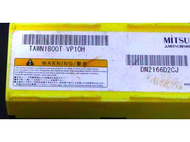三菱マテリアル TAWN1800T VP10H 未使用 インサート・チップ の画像 2枚目