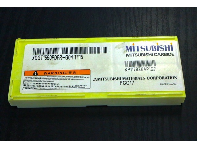 三菱マテリアル XDGT1550PDFR-G04 未使用 インサート・チップ の画像 2枚目