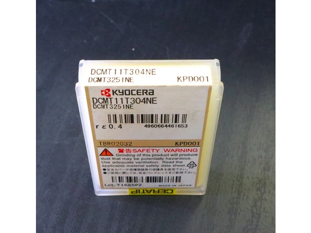 京セラ DCMT11T304NE 未使用 インサート・チップ の画像 2枚目