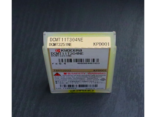 京セラ DCMT3251NE 未使用 インサート・チップ の画像 2枚目