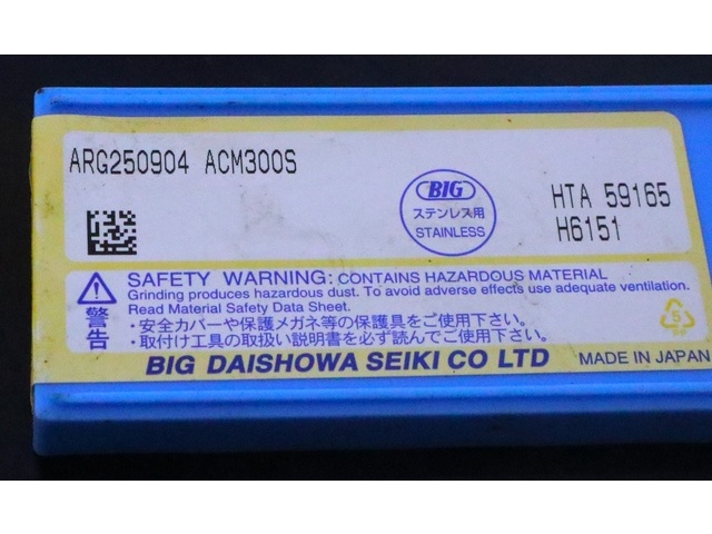 大昭和精機 BIG ARG250904 ACM300S 未使用 Insert Chip Image 2