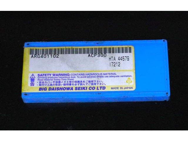 大昭和精機 BIG ARG401102 10個 未使用 Insert Chip Image 2