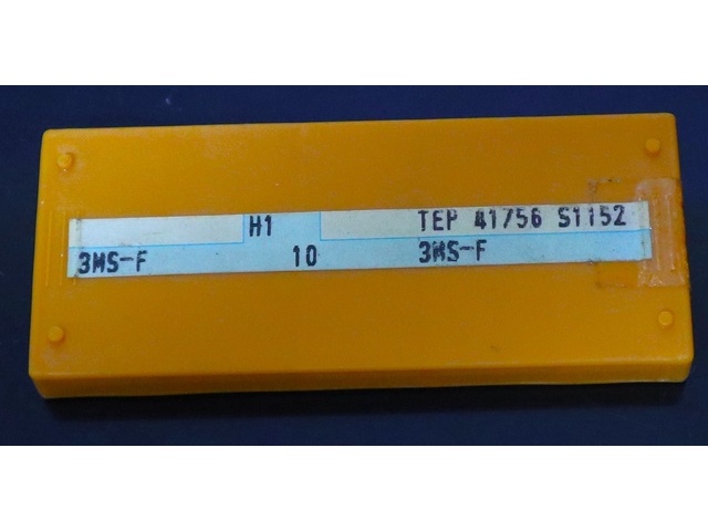 NIKKEN KOSAKUSHO WORKS 3MS-F 10個 未使用 Insert Chip Image 2