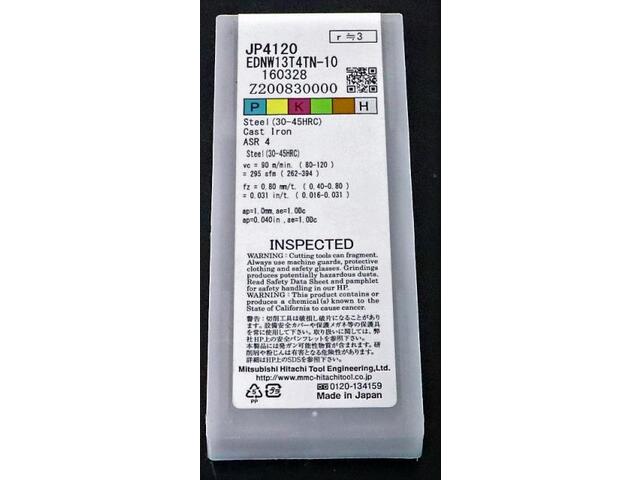 MOLDINO JP4120 EDNW13T4TN-10 未使用 Insert Chip Image 3