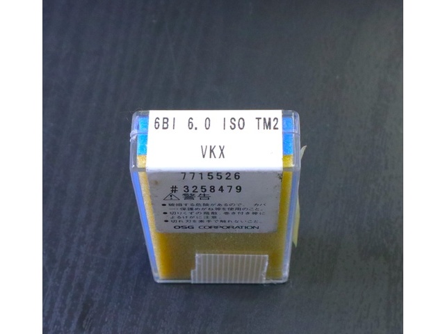 OSG 6BI 6.0 ISO TM2 VKX 未使用 インサート・チップ の画像 2枚目