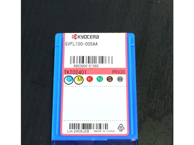 KYOCERA GVFL100-005AA 10個 未使用 Insert Chip Image 2