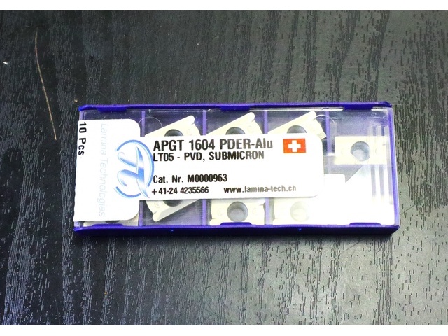 ラミナテクノロジー APGT-1604 PDER-A 10個 未使用 Insert Chip Image 1