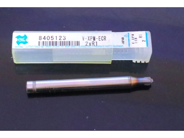 OSG V-XPM-ECR 2×R1 未使用 面取り・バリ取り工具 の画像 1枚目