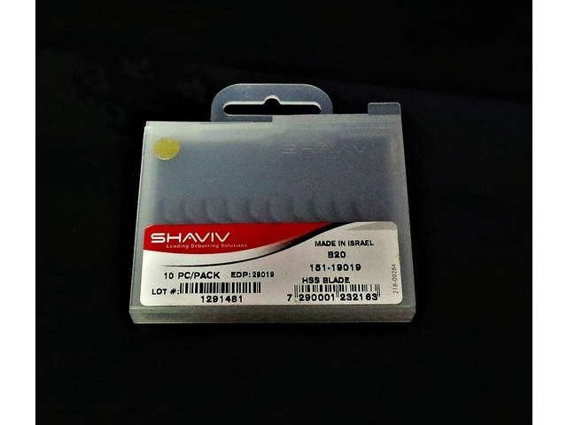 SHAVIV B20 151-19019 10個 未使用 面取り・バリ取り工具 の画像 1枚目