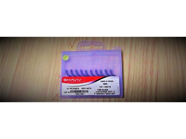 SHAVIV B20 151-19019 10個 未使用 面取り・バリ取り工具 の画像 1枚目