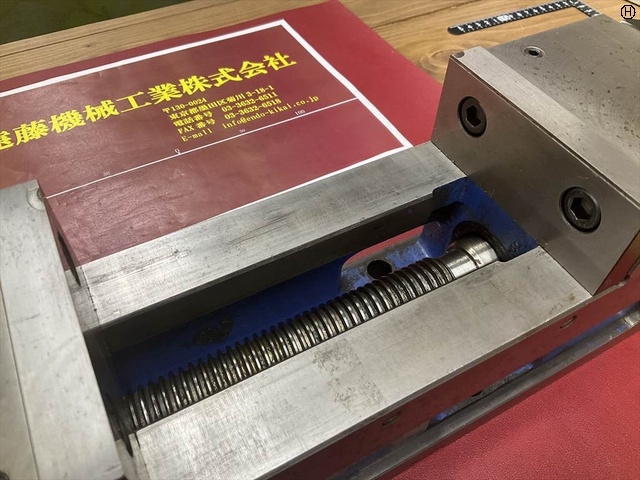 ナベヤ ERON 100 口巾102mm口巾H45mm開き163mm バイス の画像 2枚目