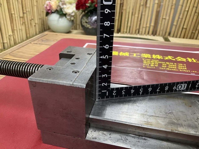  口巾90mm 開き123mm 高さ40mm バイス の画像 4枚目