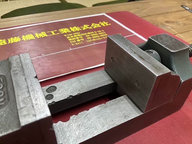 ナベヤ ERON 口金巾75mm 口金H45mm 開き81mm バイス の画像 4枚目