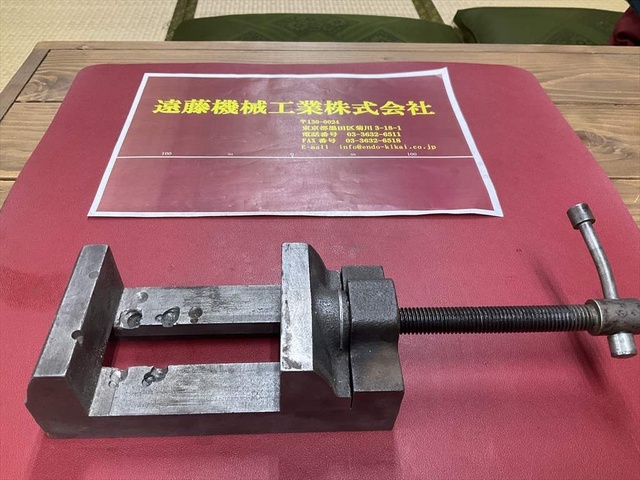  口金巾77mm 口金高さ35mm 開き90mm バイス の画像 1枚目