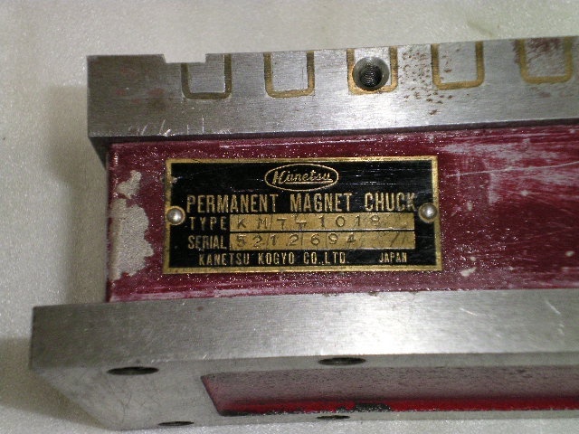 KANETSU KMT-1018 Magnet Chuck Image 3