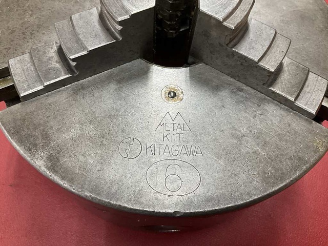 Kitagawa #6 外径Φ165mm チャックハンドル無し Lathe Chuck Image 3