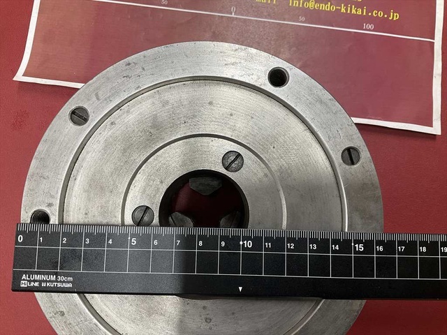Kitagawa #6 外径Φ165mm チャックハンドル無し Lathe Chuck Image 4