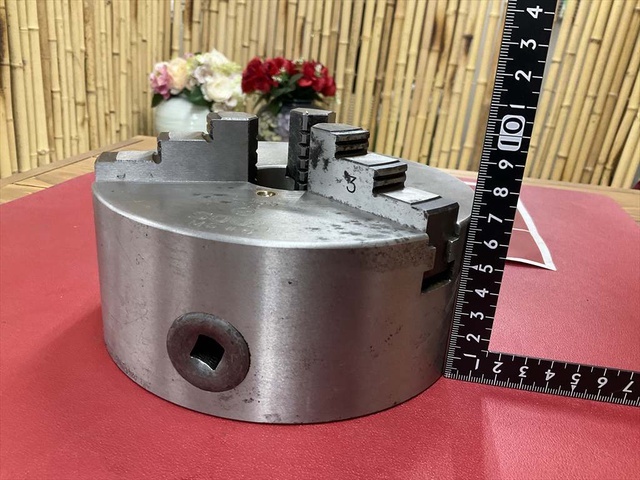 帝国チャック SOUL MS #6 外径 Φ165mm ハンドル無し 旋盤チャック の画像 2枚目