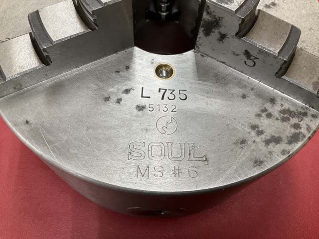 帝国チャック SOUL MS #6 外径 Φ165mm ハンドル無し 旋盤チャック の画像 3枚目