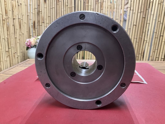 TEIKOKU CHUCK MS #6 外径Φ165 内径Φ43 ハンドル無し Lathe Chuck Image 4