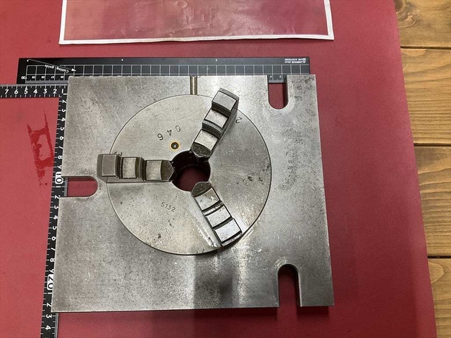 帝国チャック SOUL MS#5 外径130mm 治具ベース付 旋盤チャック の画像 2枚目