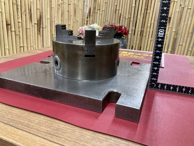 帝国チャック SOUL MS#5 外径130mm 治具ベース付 旋盤チャック の画像 3枚目