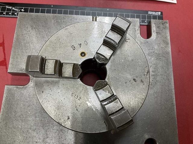 帝国チャック SOUL MS#5 外径130mm 治具ベース付 旋盤チャック の画像 4枚目