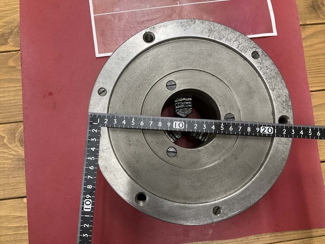 帝国チャック SOUL MS#9 外径Φ230mm チャックハンドル無し 旋盤チャック の画像 4枚目