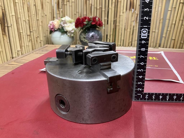  #5 外径Φ129 内径Φ32 ハンドル無し 旋盤チャック の画像 2枚目