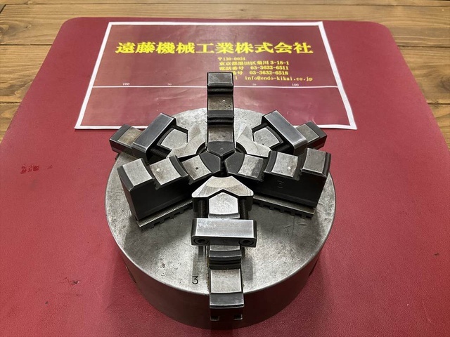  外径Φ163mm チャックハンドル無し 旋盤チャック の画像 1枚目