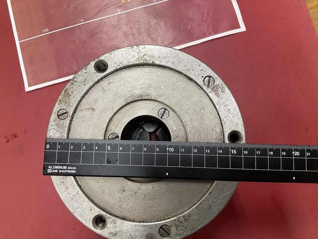  外径Φ163mm チャックハンドル無し 旋盤チャック の画像 3枚目