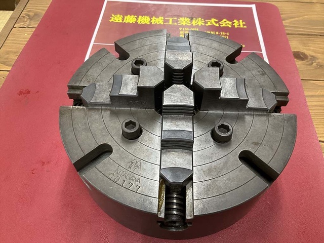 Kitagawa CO177 外径Φ250mm チャックハンドル無し Lathe Chuck Image 1