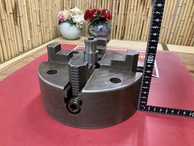 帝国チャック SOUL 外径Φ200mm ハンドル無し 旋盤チャック の画像 2枚目