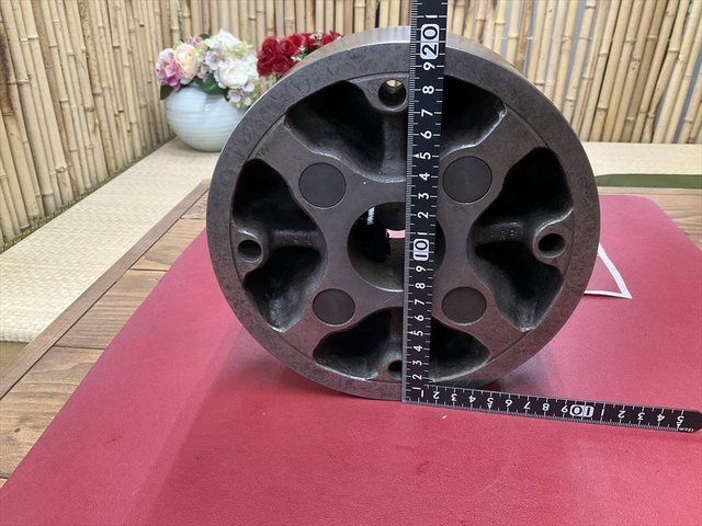 帝国チャック SOUL 外径Φ200mm ハンドル無し 旋盤チャック の画像 3枚目