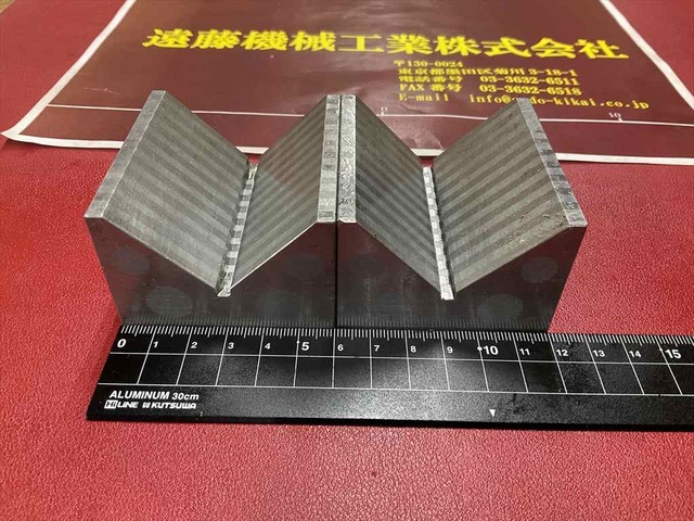  65mm×60mm×40mm 2個/1セット Vブロック・Mブロック の画像 2枚目