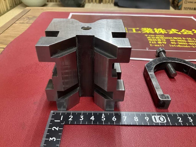 SAKAE SEIKI MB503 寸法70×70×H60mm 38/20mm V Block and M Block Image 4