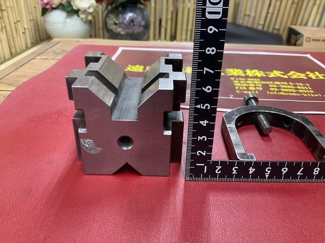 SAKAE SEIKI MB503 寸法70×70×H60mm 38/20mm V Block and M Block Image 5
