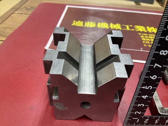 SAKAE SEIKI MB503 寸法70×70×H60mm 38/20mm V Block and M Block Image 6