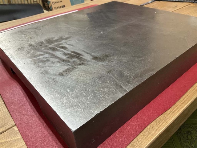  353mm×305mm×50mm キズあり 定盤（長辺0.00m~） の画像 3枚目