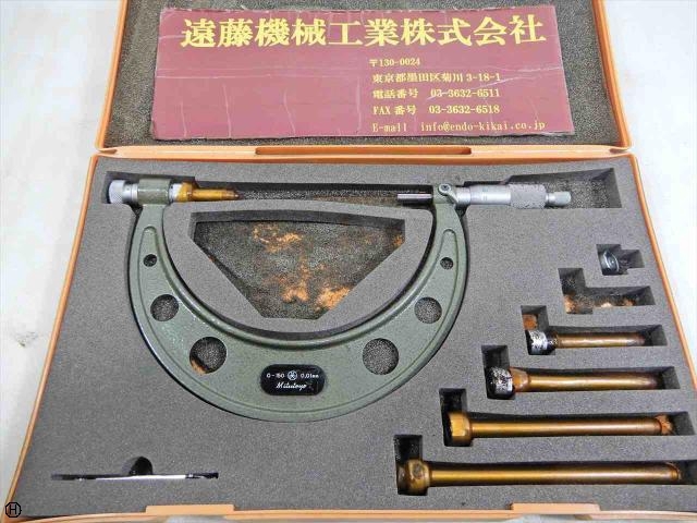 ミツトヨ 0-150mm 0.01mm マイクロメーター（外側） の画像 1枚目