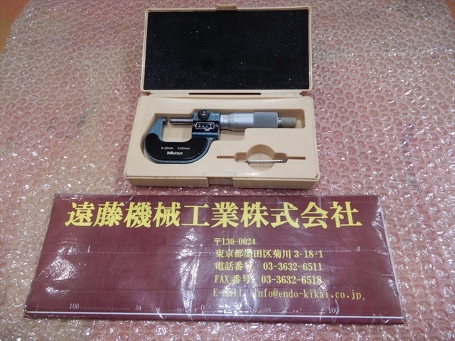 ミツトヨ M820-25  193-111 マイクロメーター（外側） の画像 1枚目
