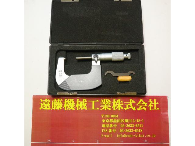 Mahr 25-50mm 0.01mm マイクロメーター（外側） の画像 1枚目