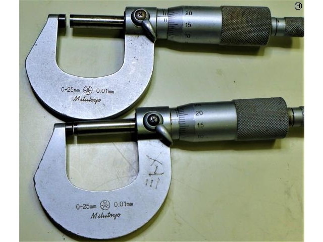 ミツトヨ 0-25mm 0.01mm 2個 マイクロメーター（外側） の画像 2枚目