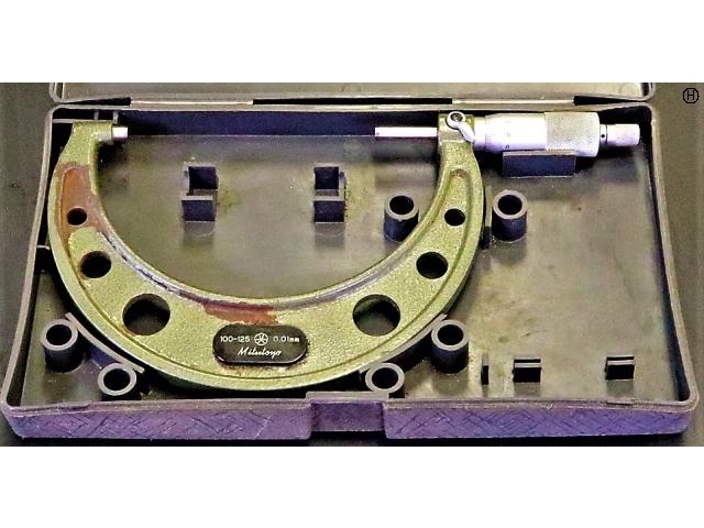ミツトヨ 100-125mm 0.01mm マイクロメーター（外側） の画像 2枚目