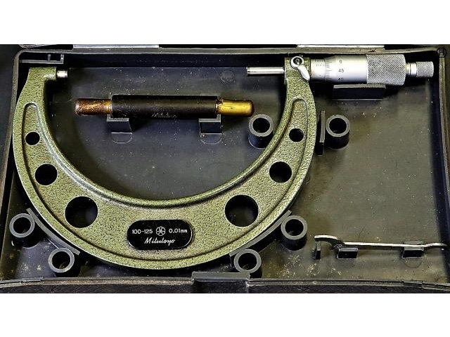 ミツトヨ 100-125mm.125-150mm 0.01mm マイクロメーター（外側） の画像 2枚目
