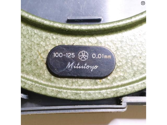 ミツトヨ 100〜125mm 0.01mm マイクロメーター（外側） の画像 2枚目