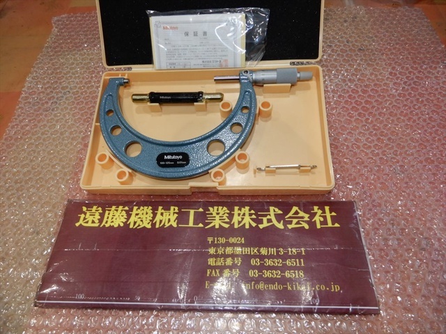 ミツトヨ 103-141 OM-125 良品 マイクロメーター（外側） の画像 1枚目