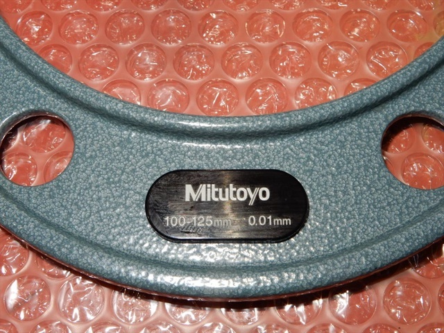 ミツトヨ 103-141 OM-125 良品 マイクロメーター（外側） の画像 3枚目